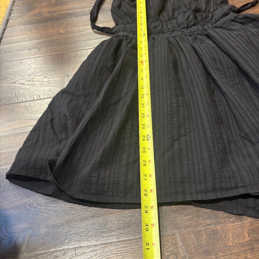 Wild Fable Women's Small Dress Black Open Back Tie Mini Fit & Flare Halter - Picture 5 of 8